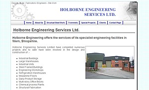 Holborne Engineering website image