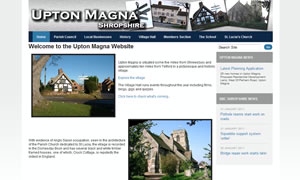 Upton Magna website image